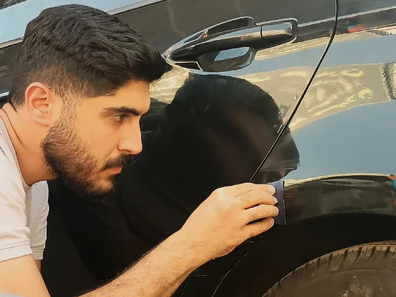 رفع خط و خش های سطحی با تکنیک لیسه گیری در تهران جاده ساوه